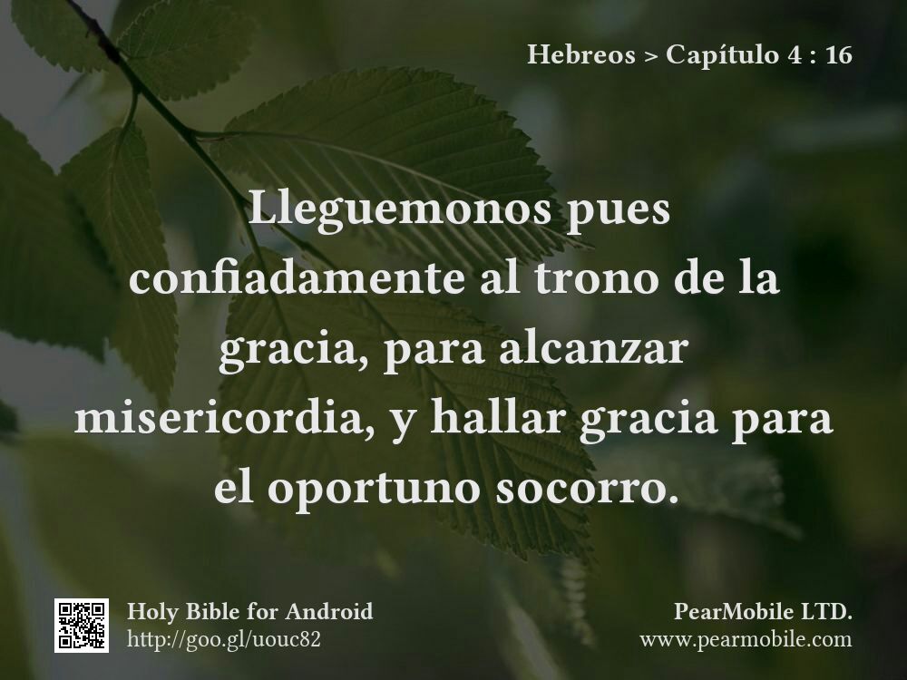Hebreos, Capítulo 4:16